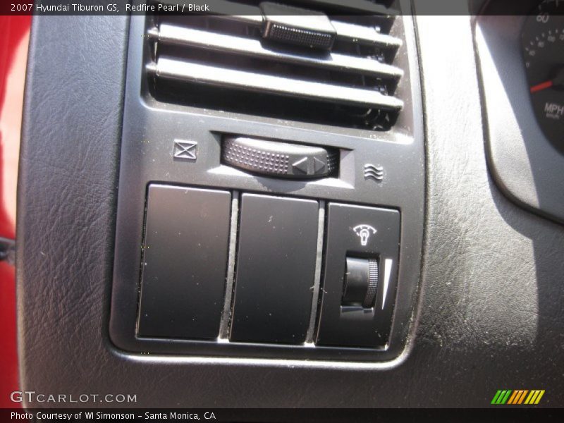 Redfire Pearl / Black 2007 Hyundai Tiburon GS