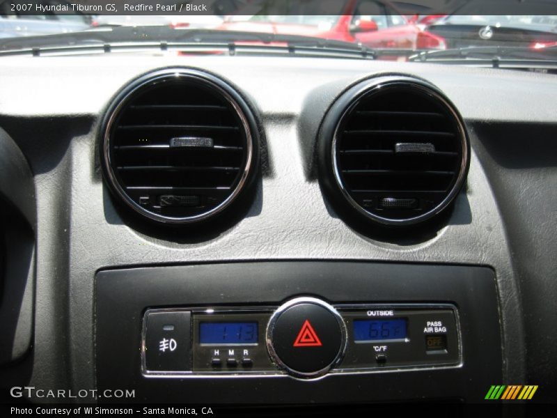 Redfire Pearl / Black 2007 Hyundai Tiburon GS