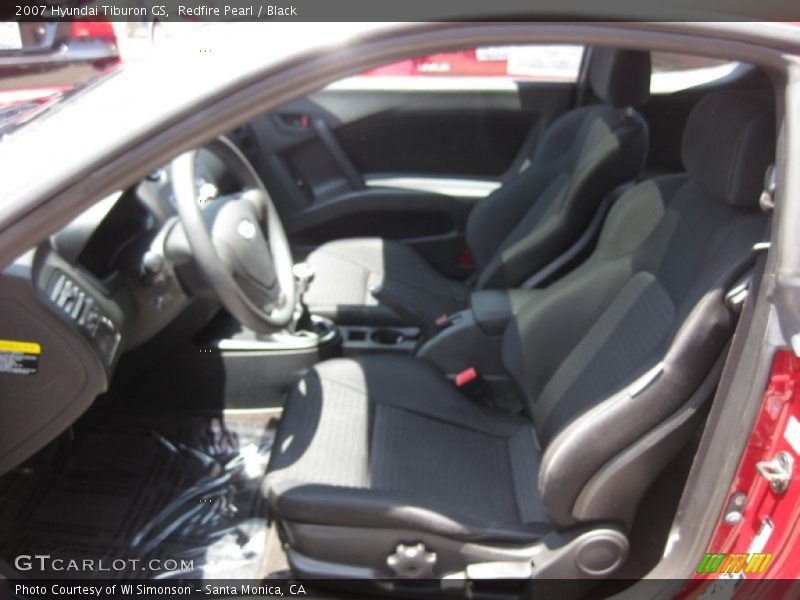 Redfire Pearl / Black 2007 Hyundai Tiburon GS
