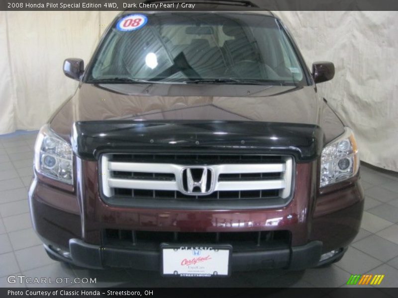 Dark Cherry Pearl / Gray 2008 Honda Pilot Special Edition 4WD