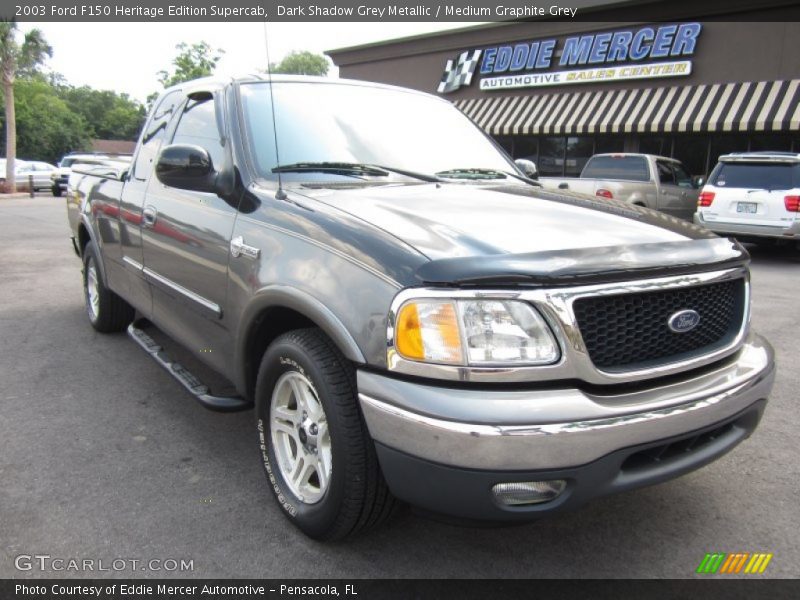 Dark Shadow Grey Metallic / Medium Graphite Grey 2003 Ford F150 Heritage Edition Supercab