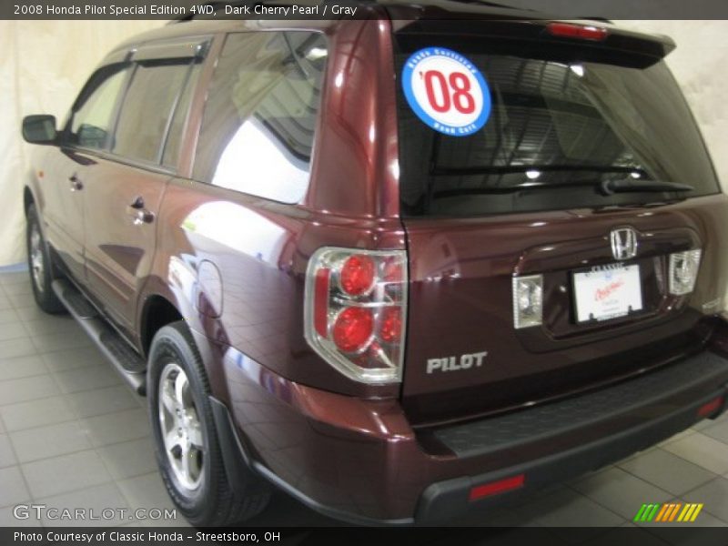 Dark Cherry Pearl / Gray 2008 Honda Pilot Special Edition 4WD