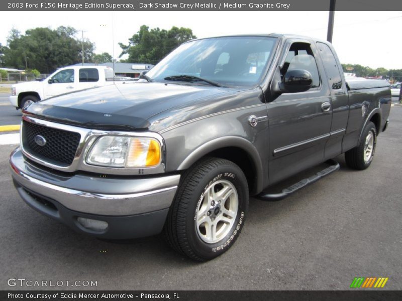 Dark Shadow Grey Metallic / Medium Graphite Grey 2003 Ford F150 Heritage Edition Supercab