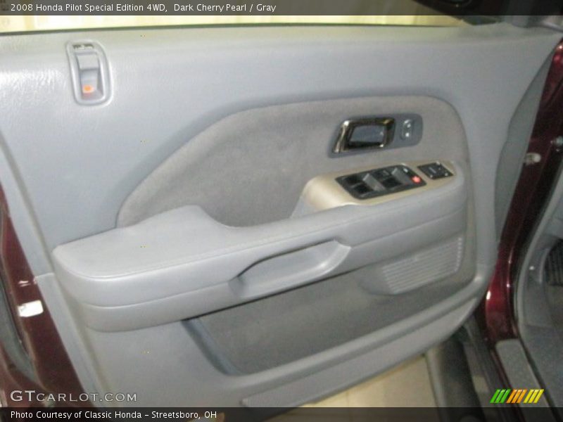 Dark Cherry Pearl / Gray 2008 Honda Pilot Special Edition 4WD