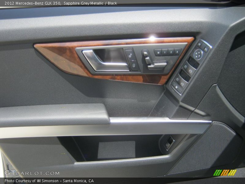 Sapphire Grey Metallic / Black 2012 Mercedes-Benz GLK 350
