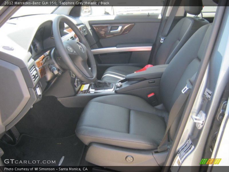 Sapphire Grey Metallic / Black 2012 Mercedes-Benz GLK 350