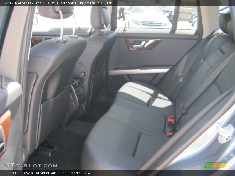 Sapphire Grey Metallic / Black 2012 Mercedes-Benz GLK 350