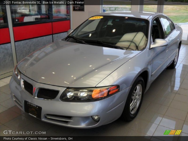 Blue Ice Metallic / Dark Pewter 2005 Pontiac Bonneville SE