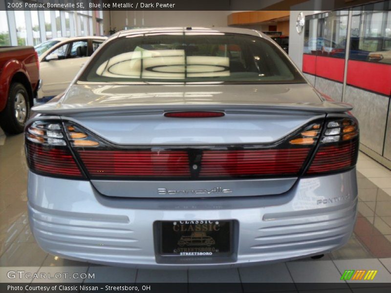 Blue Ice Metallic / Dark Pewter 2005 Pontiac Bonneville SE