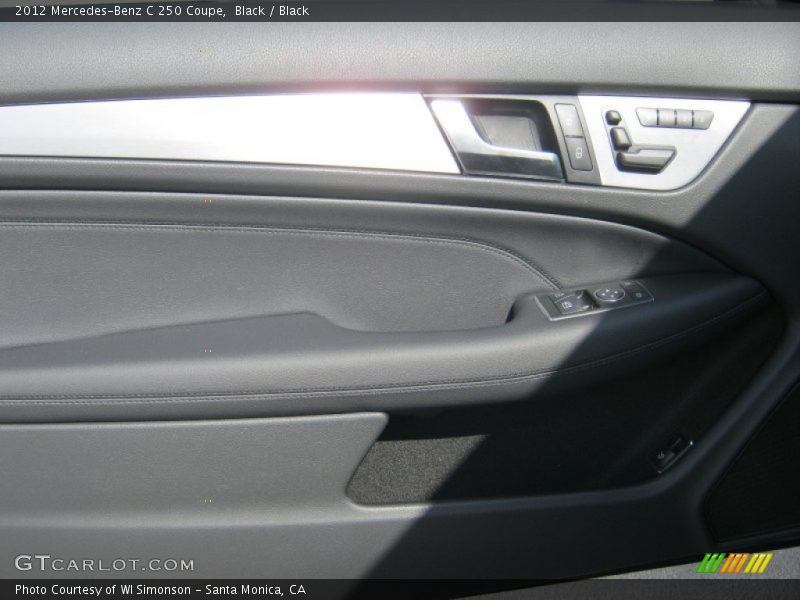 Black / Black 2012 Mercedes-Benz C 250 Coupe
