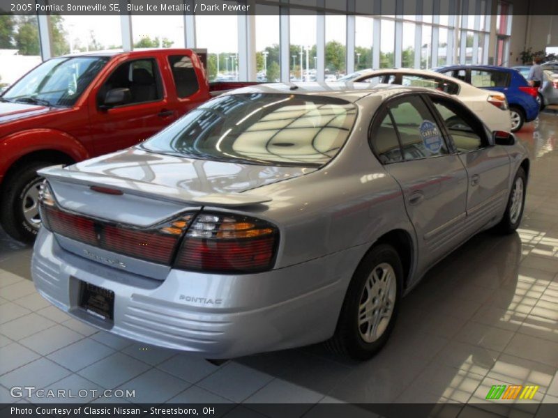 Blue Ice Metallic / Dark Pewter 2005 Pontiac Bonneville SE