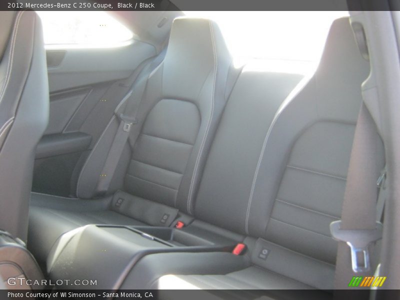 Black / Black 2012 Mercedes-Benz C 250 Coupe