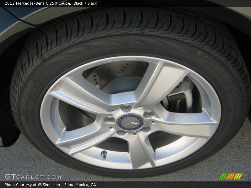 Black / Black 2012 Mercedes-Benz C 250 Coupe