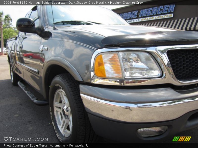 Dark Shadow Grey Metallic / Medium Graphite Grey 2003 Ford F150 Heritage Edition Supercab