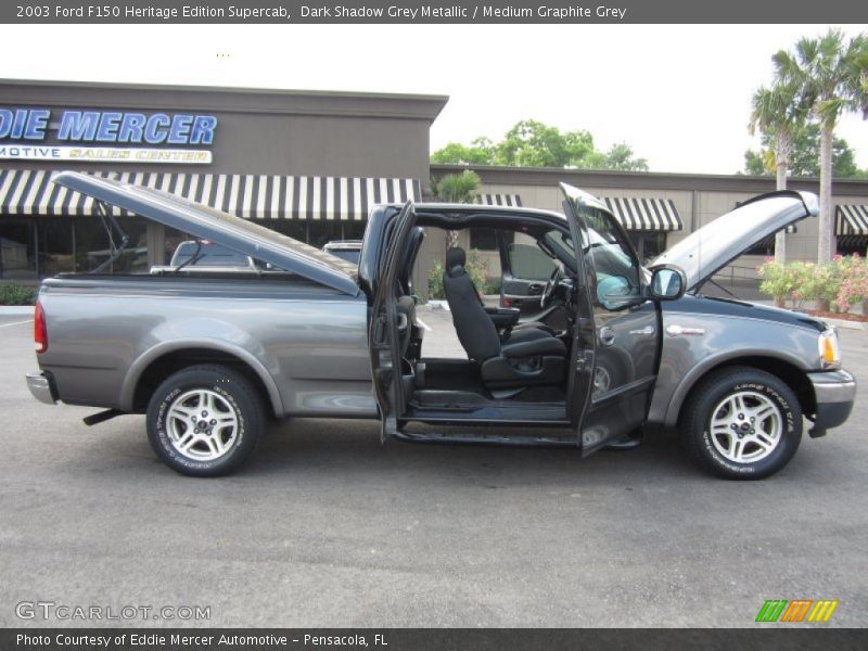 Dark Shadow Grey Metallic / Medium Graphite Grey 2003 Ford F150 Heritage Edition Supercab