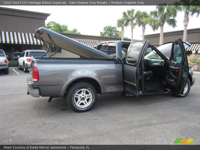 Dark Shadow Grey Metallic / Medium Graphite Grey 2003 Ford F150 Heritage Edition Supercab