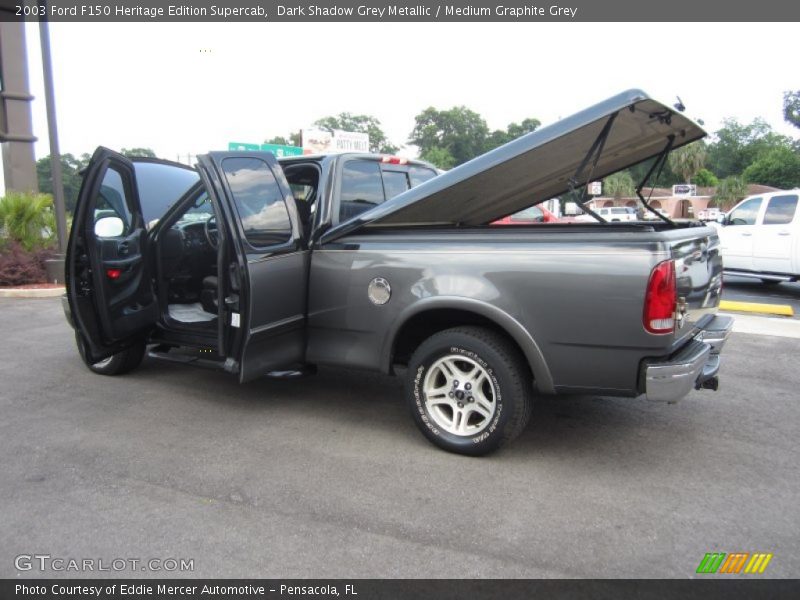 Dark Shadow Grey Metallic / Medium Graphite Grey 2003 Ford F150 Heritage Edition Supercab