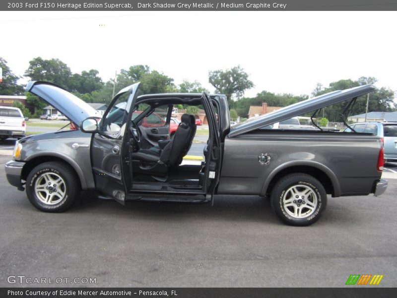 Dark Shadow Grey Metallic / Medium Graphite Grey 2003 Ford F150 Heritage Edition Supercab