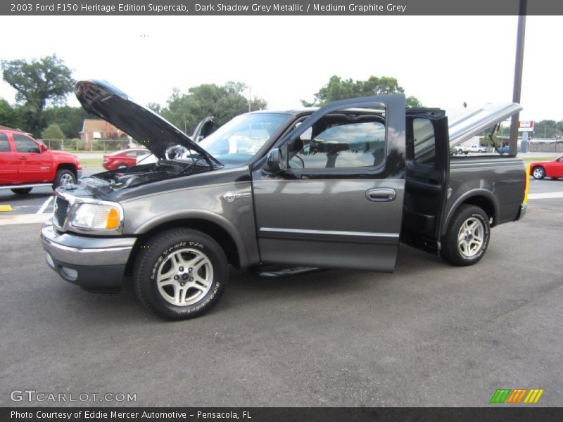 Dark Shadow Grey Metallic / Medium Graphite Grey 2003 Ford F150 Heritage Edition Supercab