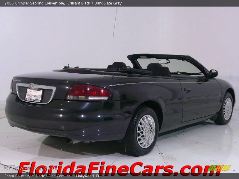 Brilliant Black / Dark Slate Gray 2005 Chrysler Sebring Convertible
