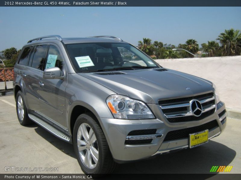 Paladium Silver Metallic / Black 2012 Mercedes-Benz GL 450 4Matic