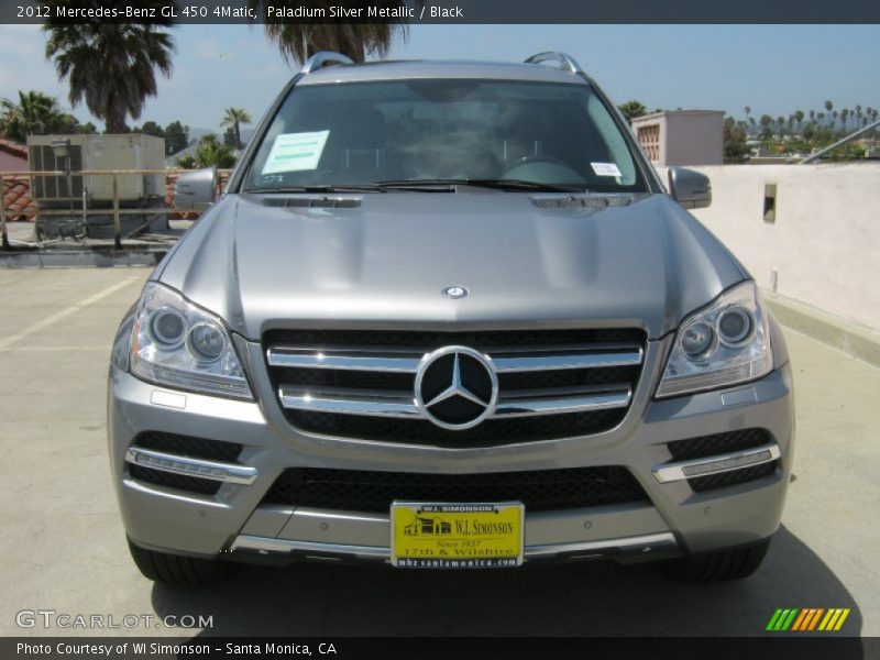 Paladium Silver Metallic / Black 2012 Mercedes-Benz GL 450 4Matic