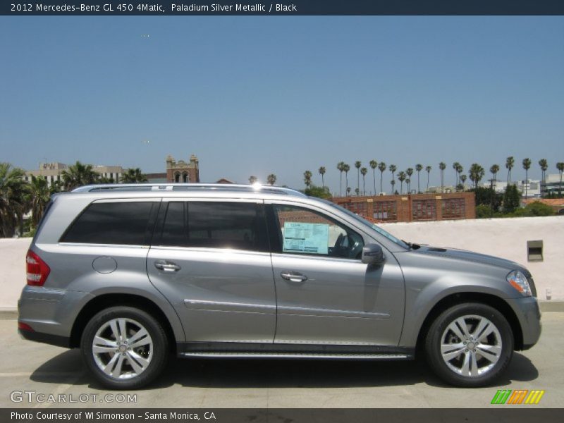 Paladium Silver Metallic / Black 2012 Mercedes-Benz GL 450 4Matic