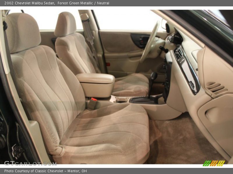 Forest Green Metallic / Neutral 2002 Chevrolet Malibu Sedan
