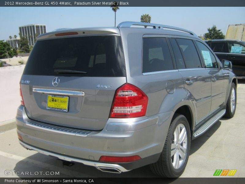 Paladium Silver Metallic / Black 2012 Mercedes-Benz GL 450 4Matic