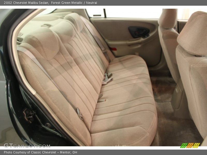Forest Green Metallic / Neutral 2002 Chevrolet Malibu Sedan