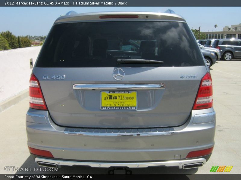 Paladium Silver Metallic / Black 2012 Mercedes-Benz GL 450 4Matic