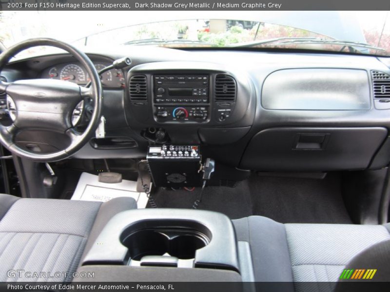 Dark Shadow Grey Metallic / Medium Graphite Grey 2003 Ford F150 Heritage Edition Supercab