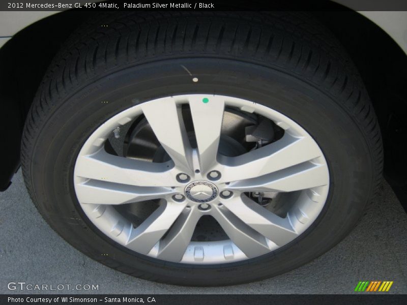 Paladium Silver Metallic / Black 2012 Mercedes-Benz GL 450 4Matic