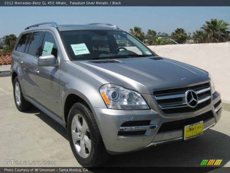 Paladium Silver Metallic / Black 2012 Mercedes-Benz GL 450 4Matic