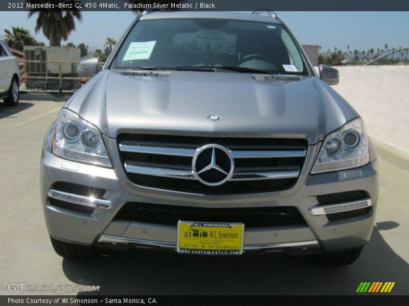 Paladium Silver Metallic / Black 2012 Mercedes-Benz GL 450 4Matic