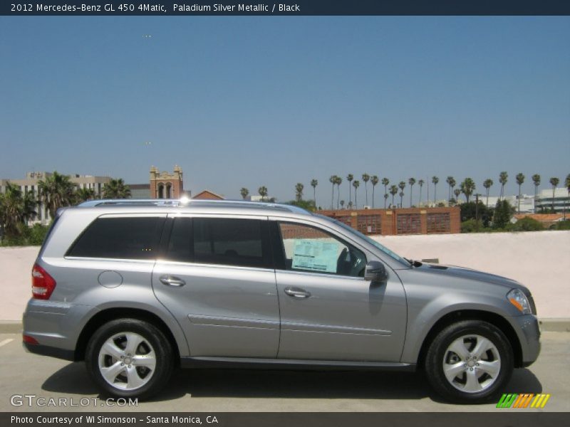 Paladium Silver Metallic / Black 2012 Mercedes-Benz GL 450 4Matic