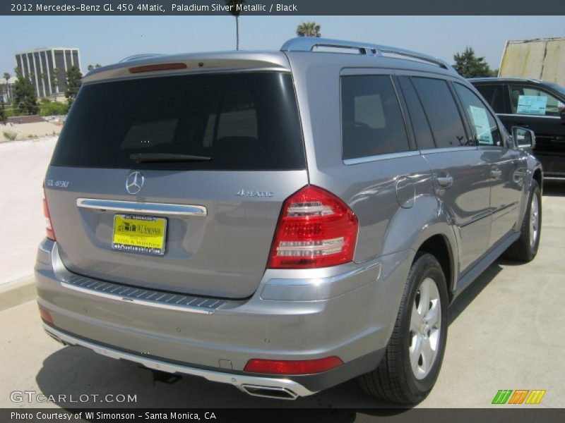 Paladium Silver Metallic / Black 2012 Mercedes-Benz GL 450 4Matic