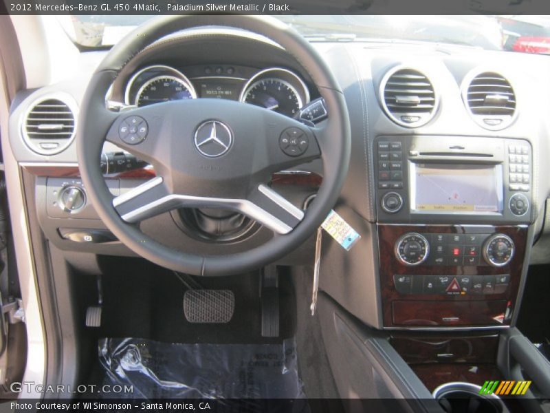 Paladium Silver Metallic / Black 2012 Mercedes-Benz GL 450 4Matic