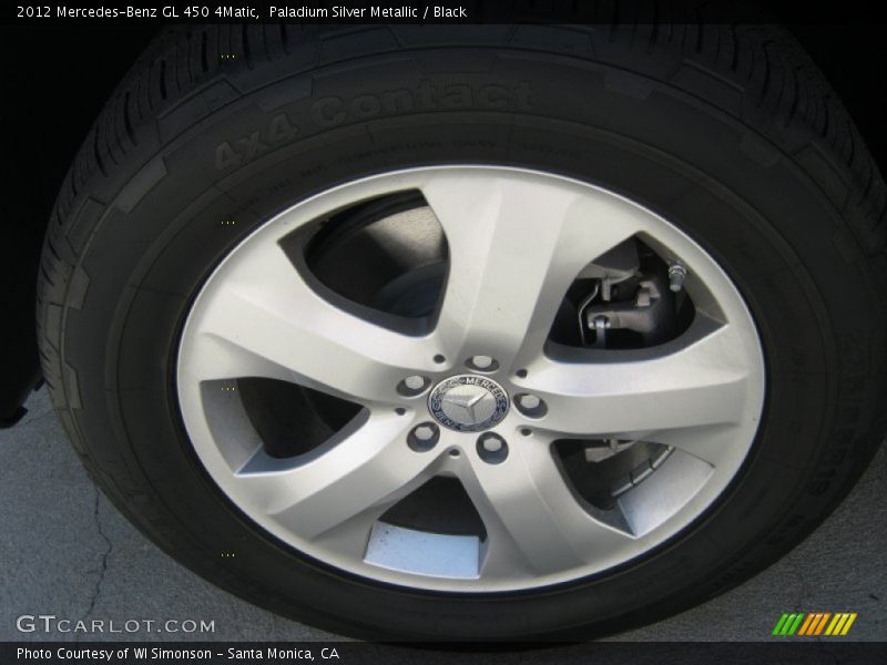 Paladium Silver Metallic / Black 2012 Mercedes-Benz GL 450 4Matic