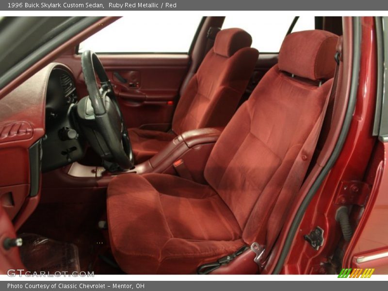  1996 Skylark Custom Sedan Red Interior