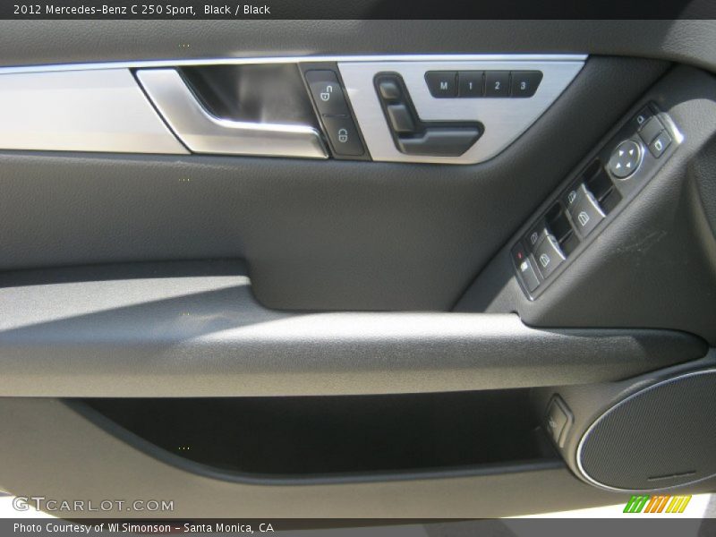 Black / Black 2012 Mercedes-Benz C 250 Sport