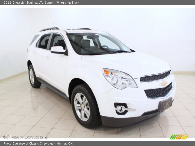 Summit White / Jet Black 2012 Chevrolet Equinox LT