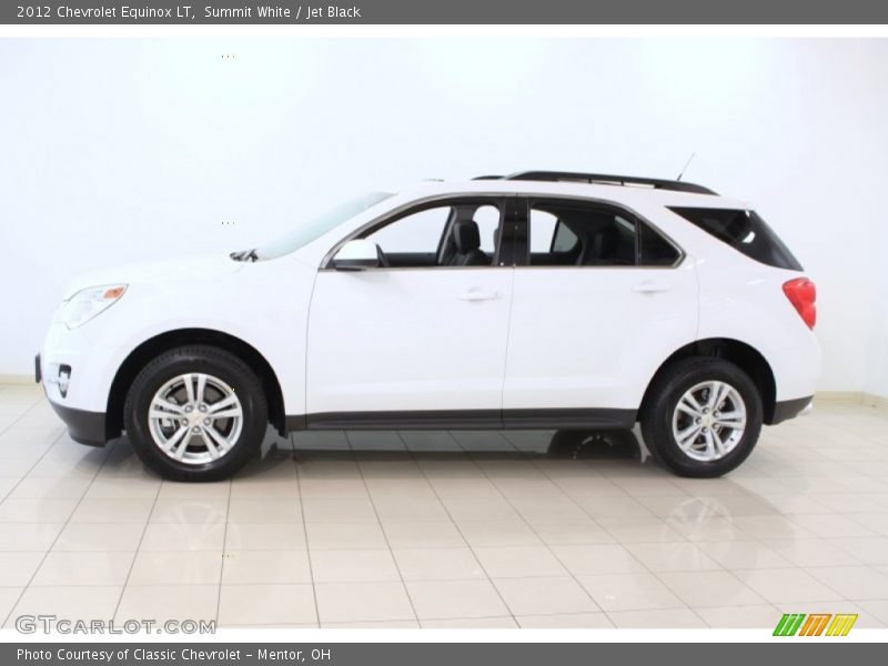 Summit White / Jet Black 2012 Chevrolet Equinox LT