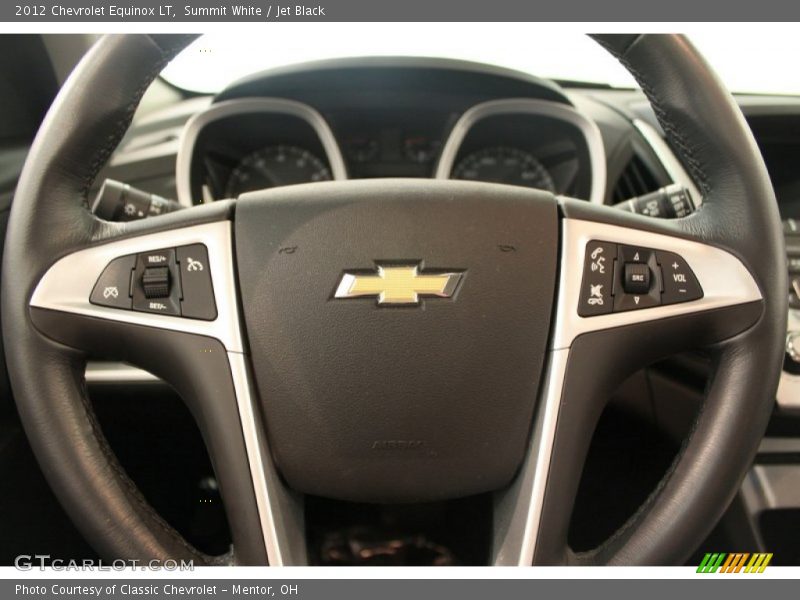 Summit White / Jet Black 2012 Chevrolet Equinox LT