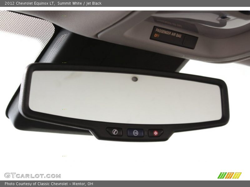 Summit White / Jet Black 2012 Chevrolet Equinox LT