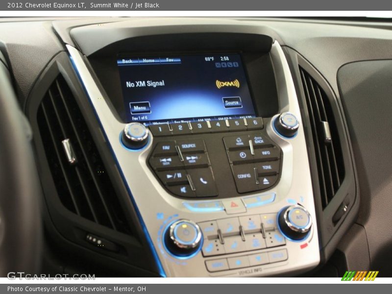 Summit White / Jet Black 2012 Chevrolet Equinox LT