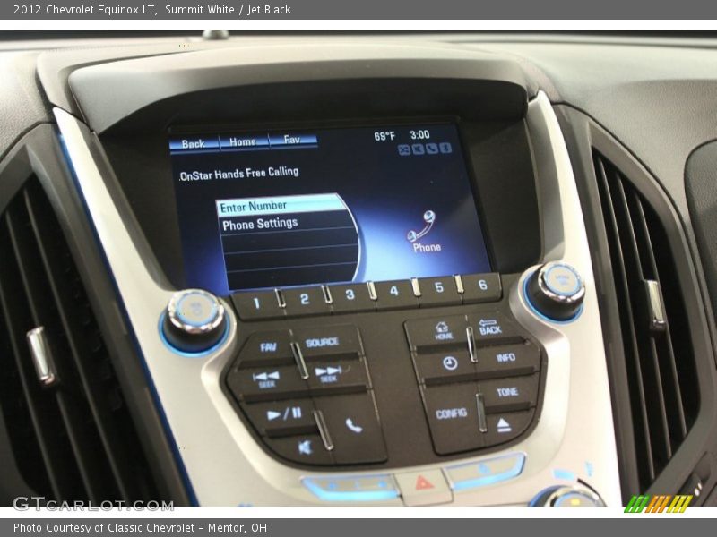 Summit White / Jet Black 2012 Chevrolet Equinox LT