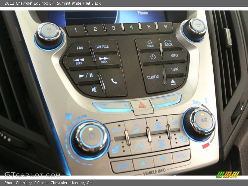 Summit White / Jet Black 2012 Chevrolet Equinox LT