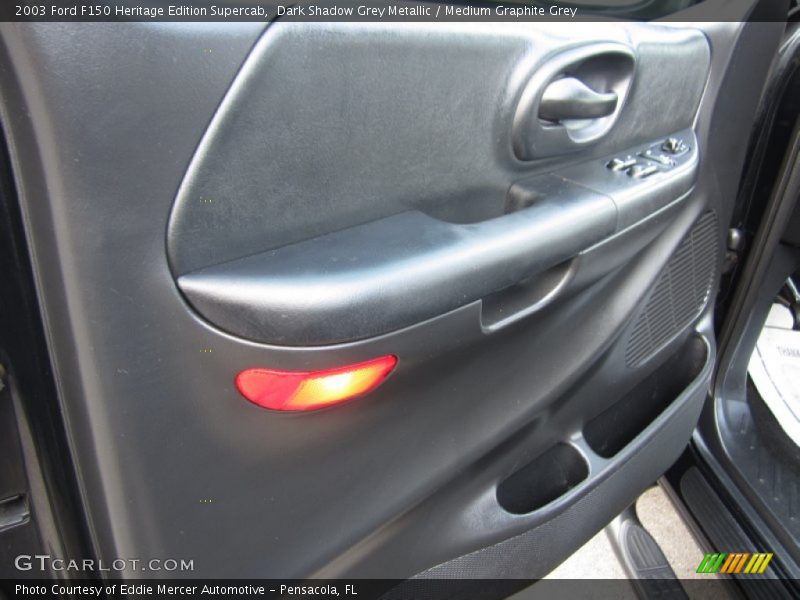 Dark Shadow Grey Metallic / Medium Graphite Grey 2003 Ford F150 Heritage Edition Supercab