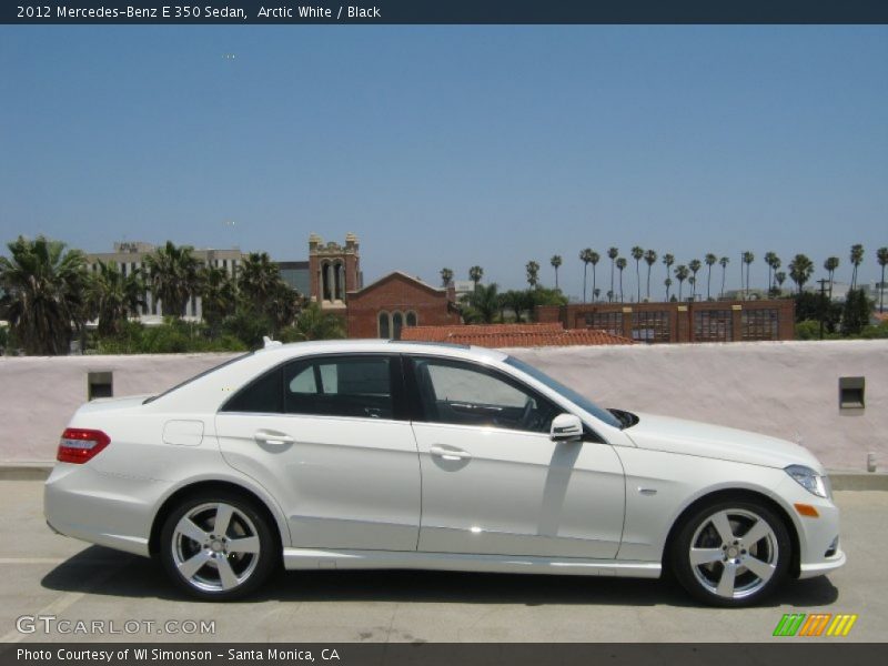 Arctic White / Black 2012 Mercedes-Benz E 350 Sedan